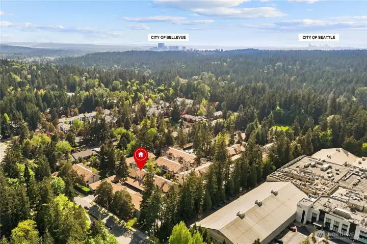 Just a short drive to downtown Bellevue or take the 520 straight to Seattle. Just a short drive to downtown Bellevue or take the 520 straight to Seattle.