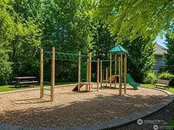 One of the 7 neighborhood parks, conveniently located at the end of the block.