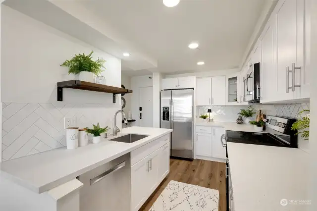 A modern fully updated kitchen