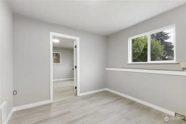 Laundry Room in Detached Garage