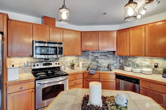 kitchen with tons of storage