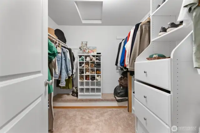 Walk-in Closet in Primary Suite