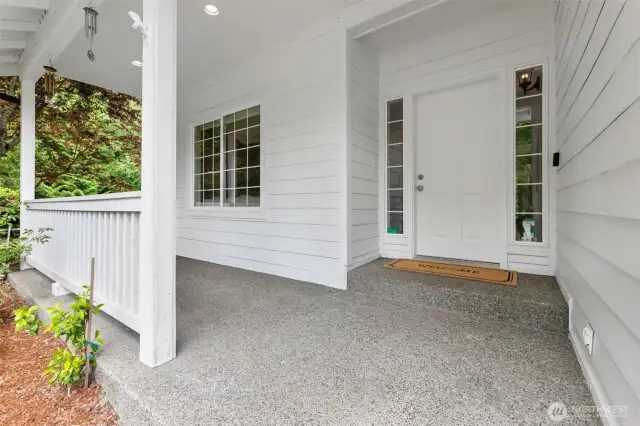 Charming Covered Front Porch