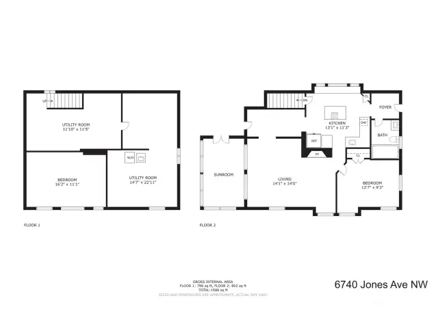FLOOR PLAN- Main unit- First floor and basement