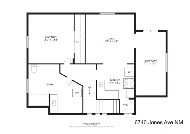 FLOOR PLAN- Upper Unit