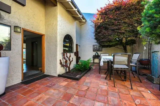 PRIVATE ENTRANCE AND COURTYARD