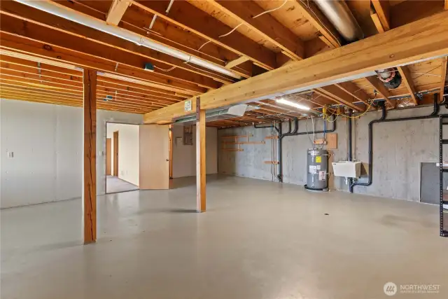 Unfinished basement