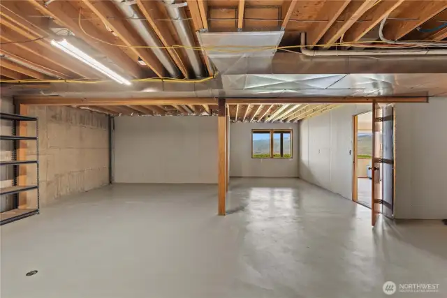 Unfinished basement