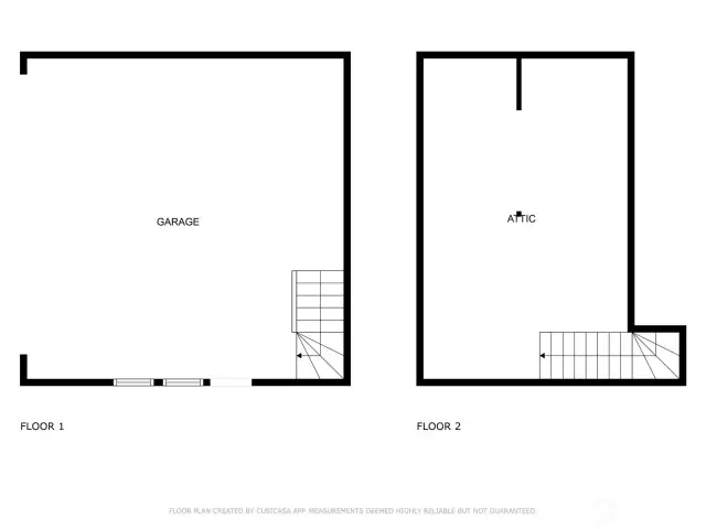 Detached Garage with utilities Right There