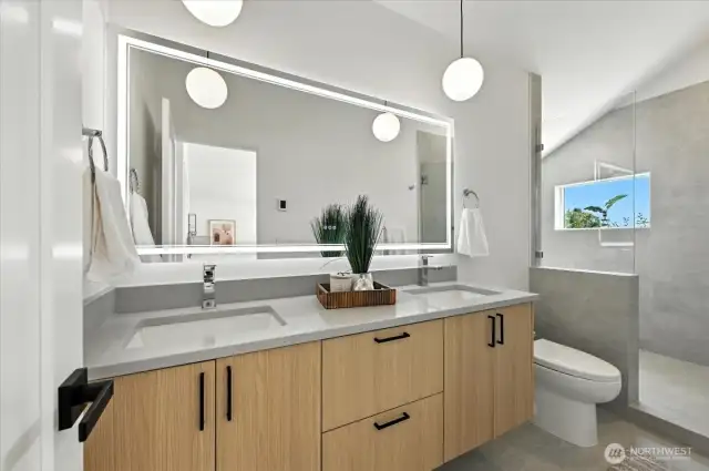 Primary Bath with double sinks