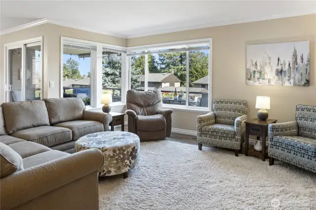 Throughout the home you will enjoy gazing through the new windows and the additional quietude and comfort the insulated glass brings.