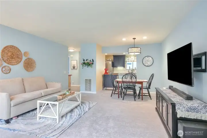 Living and dining room