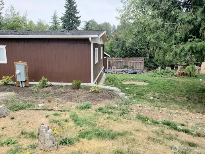 Another View of the Front and side of the Home.