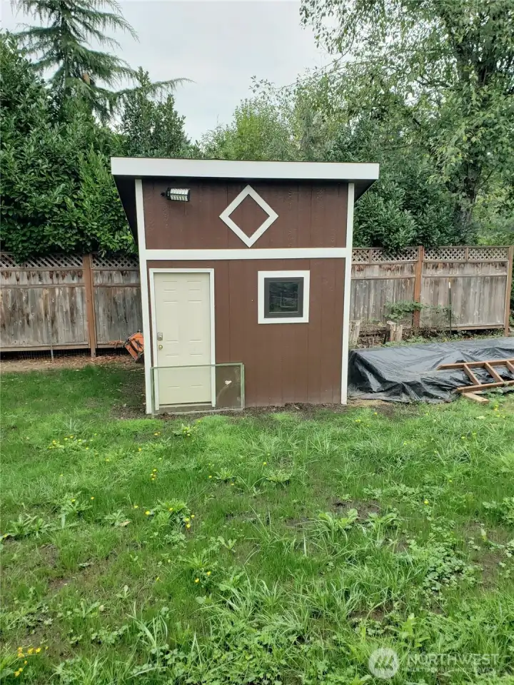 A picture of the New Dry Storage Shed.