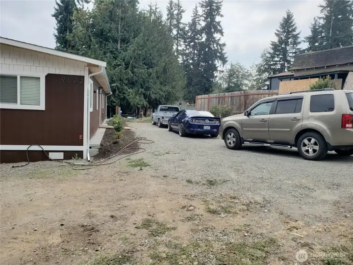 Another View of the Front of the Home Showing the Long Driveway that can Easily fit 3 Vehicles.