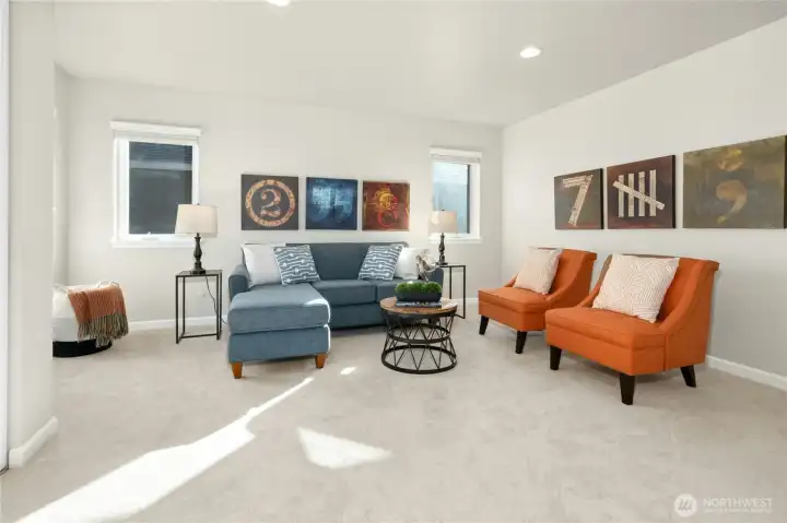 Bonus (or 2nd BR) next to primary BR with French door and closet