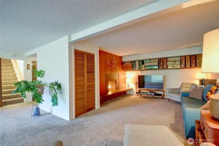 Downstairs family room