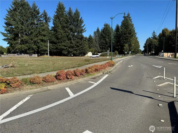 LOOKING down Israel Rd... Property on left.
