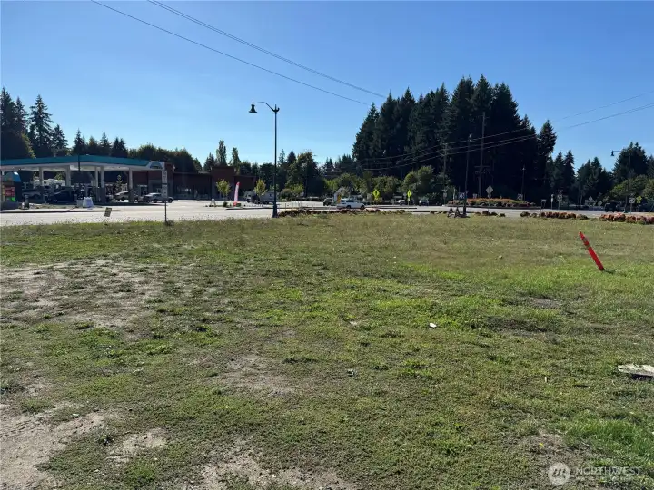VIEW TOWARDS "TRADING POST" Gas Station & Littlerock Round-About