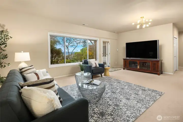 Lower level Rec Room.