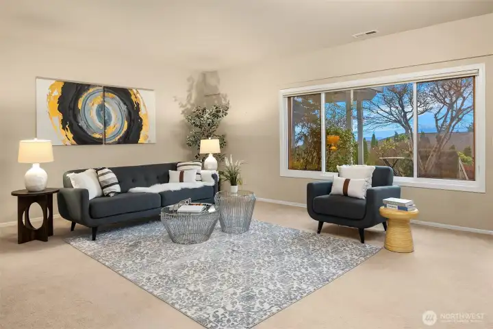 Lower level Rec Room.