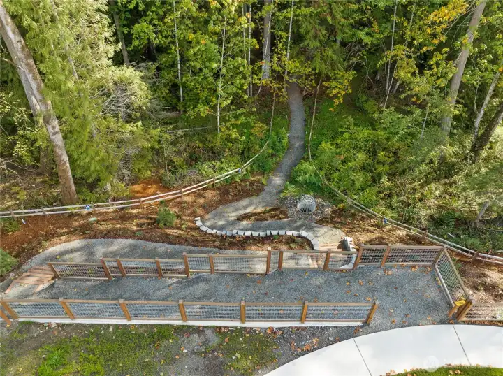 Local trail system just steps away