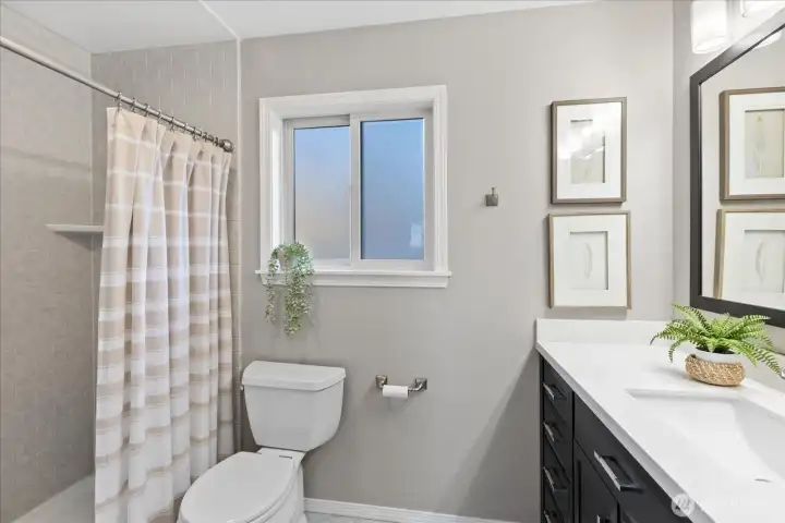 Updated primary bathroom