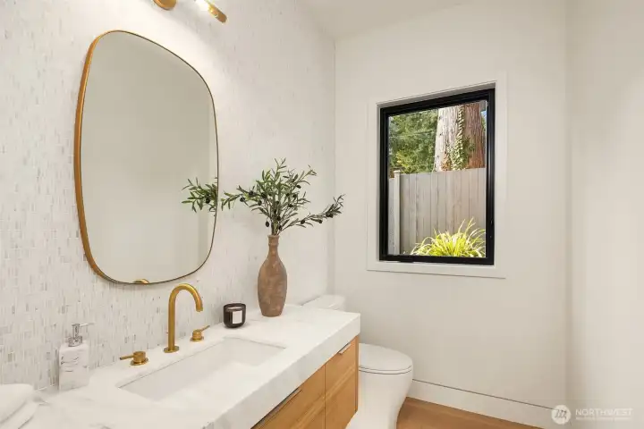 Main floor powder room.