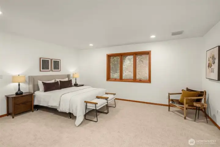 Oversized non-conforming bedroom offers a versatile space for a bedroom, workout room or additional bonus.