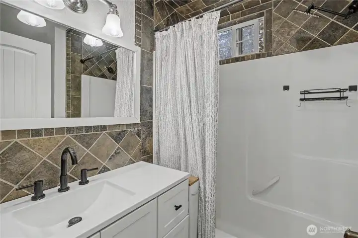 Full bath, updated nicely!