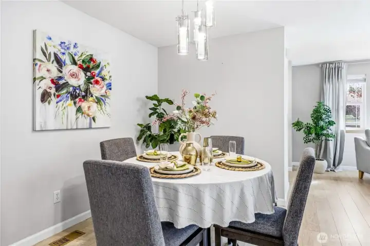 A perfect dining area!