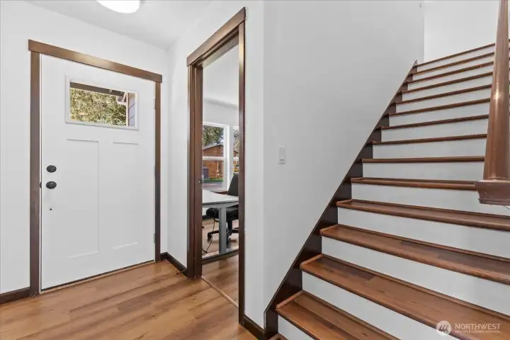 Entry-way and office