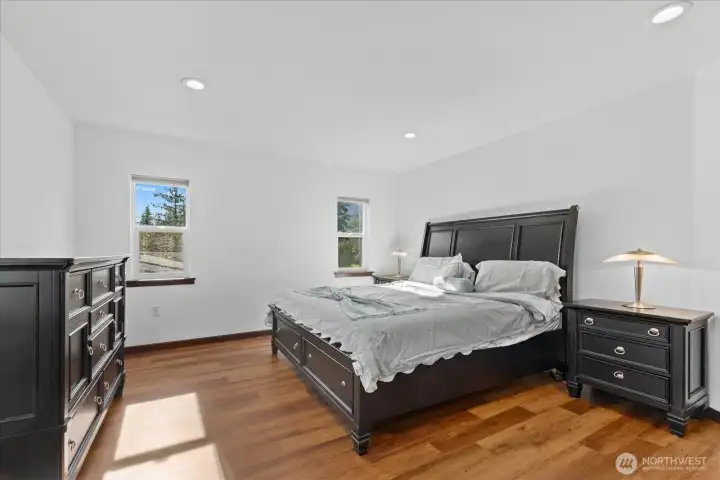 Primary suite with tons of natural light.