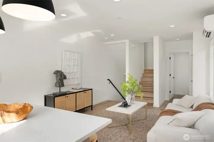 Photo from model home with reverse floor plan