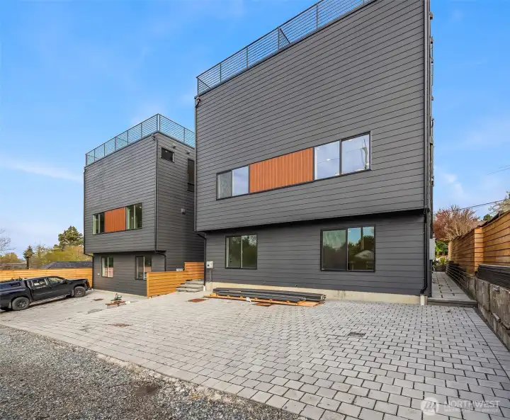 Designated off-street parking.