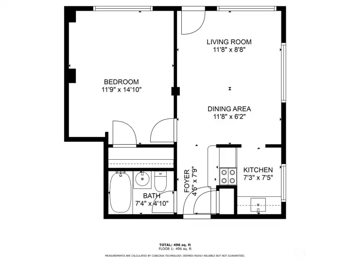 Floor plan sketch