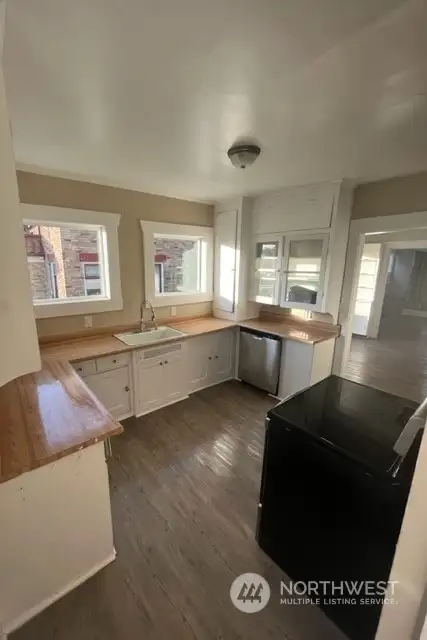 Kitchen, new stainless-steel appliances