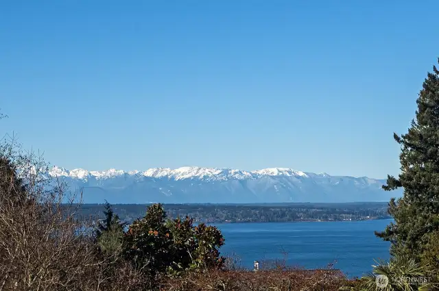 Savor the ever-changing Sound and Mountain views from the balcony and living areas.