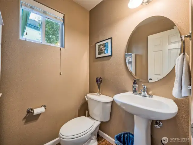 1/2 bath on main level