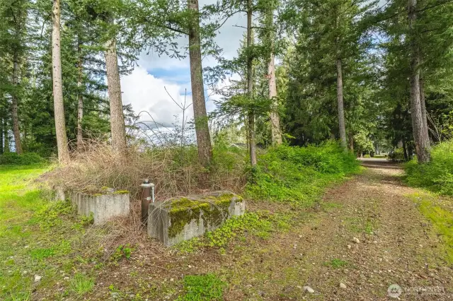 South side of property with trails and connections for a 2nd home