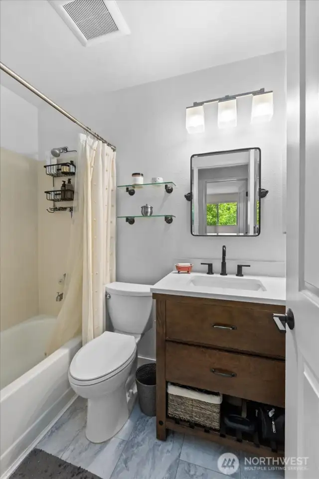 Remodeled bathroom