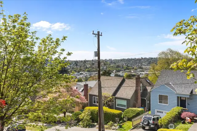 Views of the Olympics, Ballard Cut, and QA