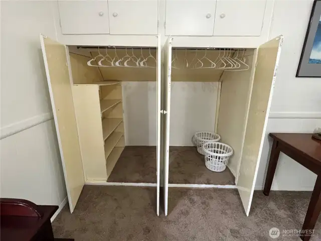 2nd Primary closet and built in storage.