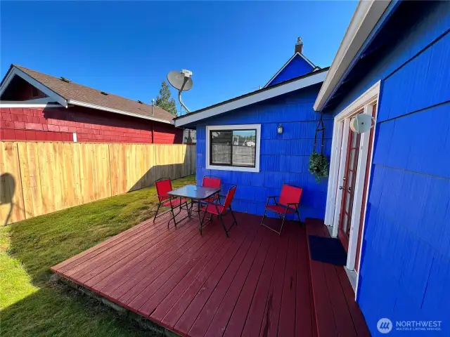 Back patio