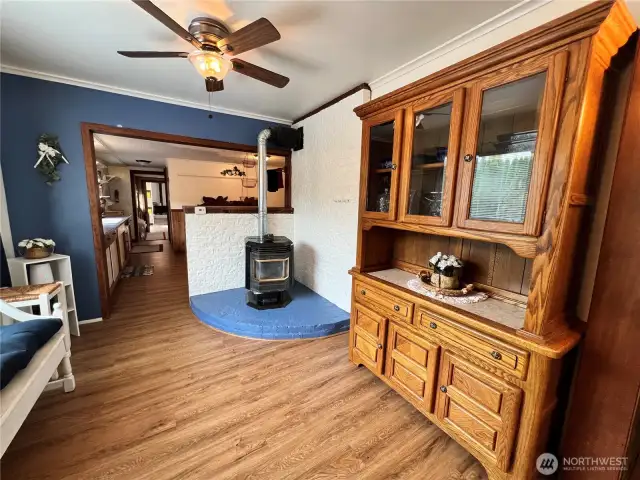 Sitting Room with Gas Heating