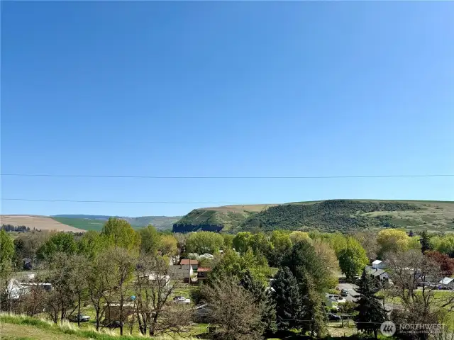 View of the Surrounding Foothills, Golf Course, and River