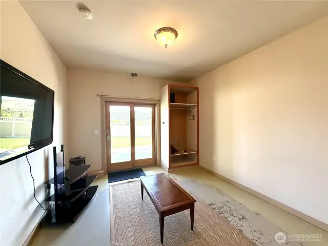 Bedroom With Outside Access