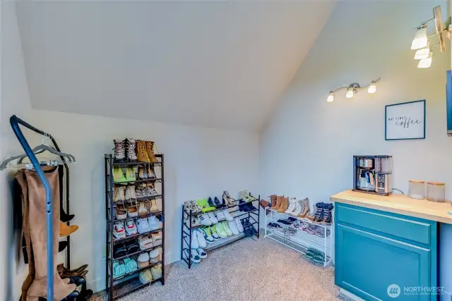 Primary Bedroom Sitting room or second walk in closet