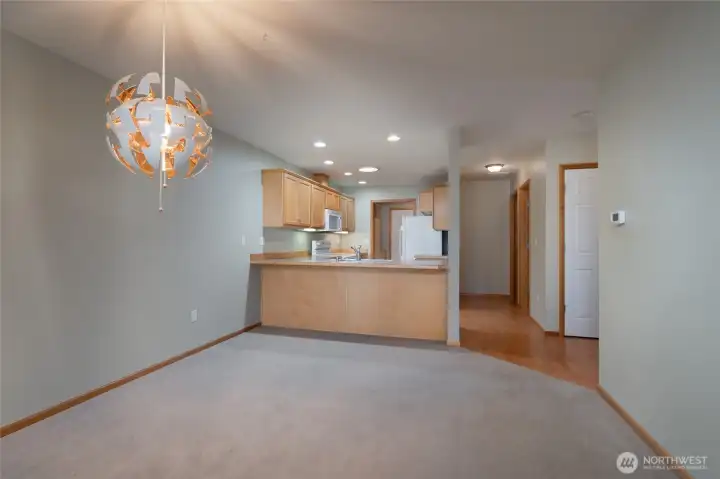 Dining Area and Kitchen