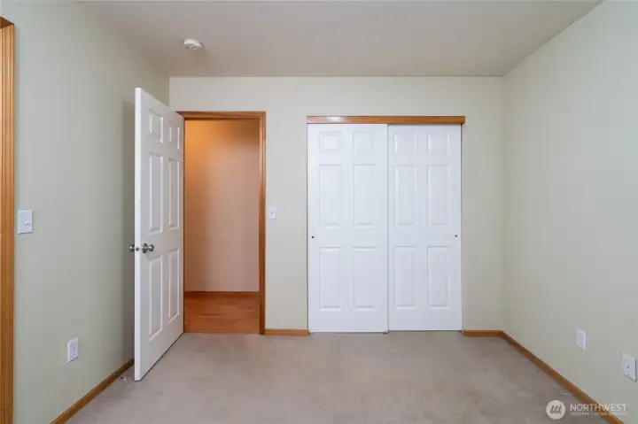 2nd Bedroom w/door to Guest Bathroom
